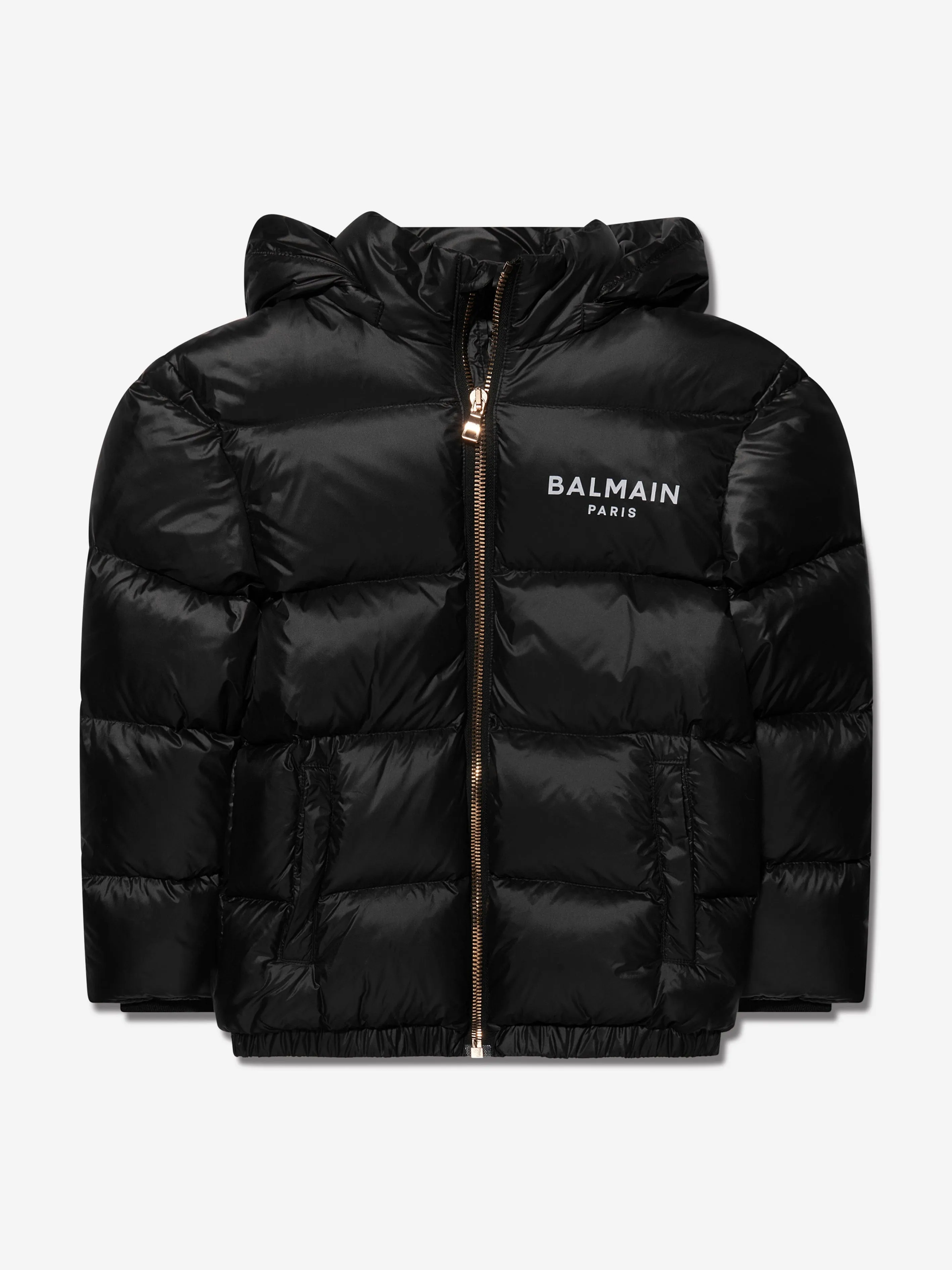 Balmain Kids Puffer Jacket in Black