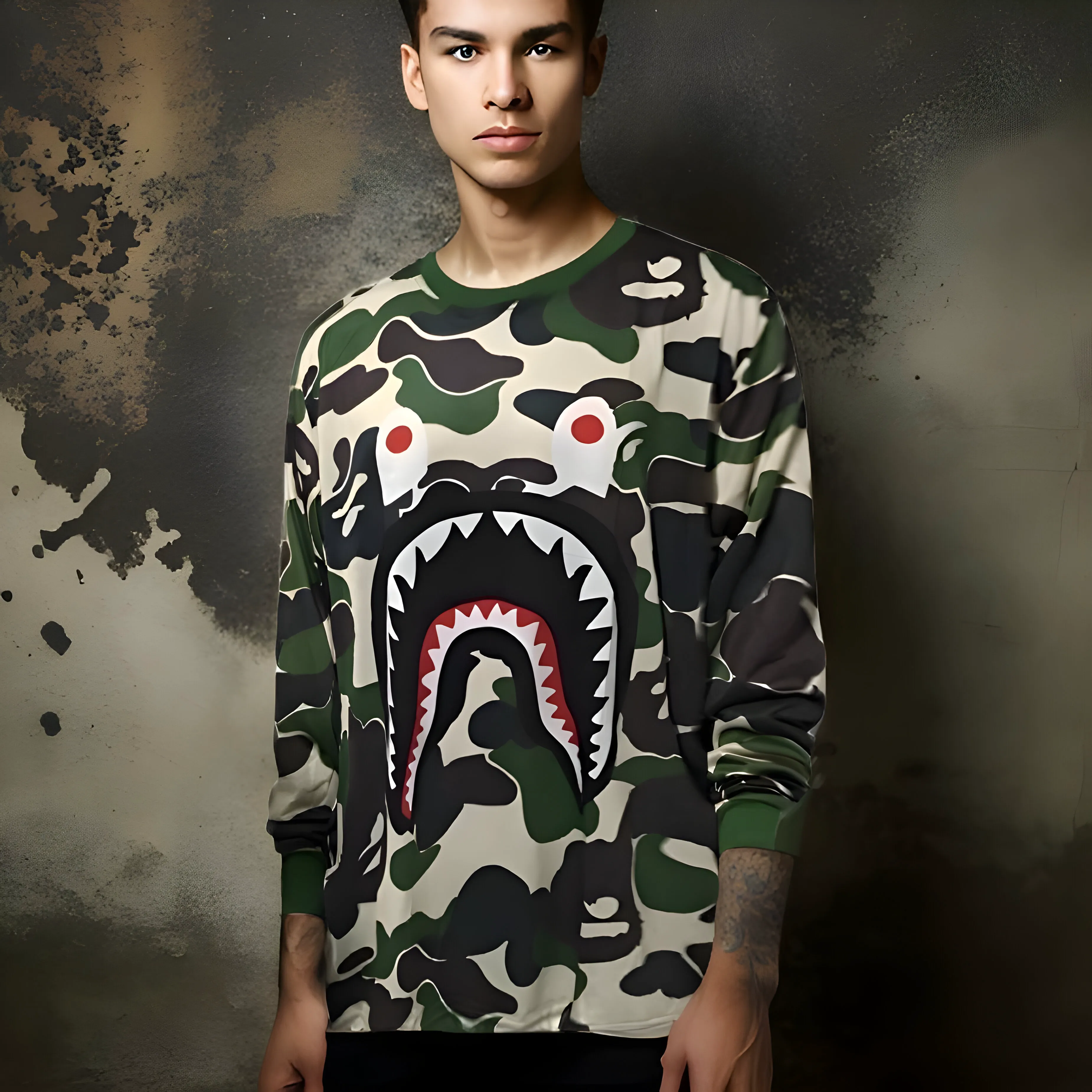 ^BATHING^ ~CAMOUFLAGE~ LONG SLEEVE TEES