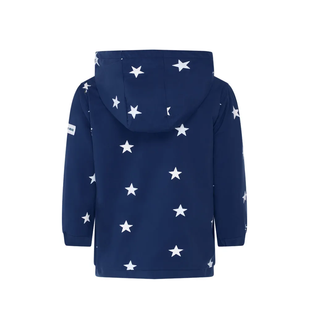 Blue Star Color Changing Kids Raincoat