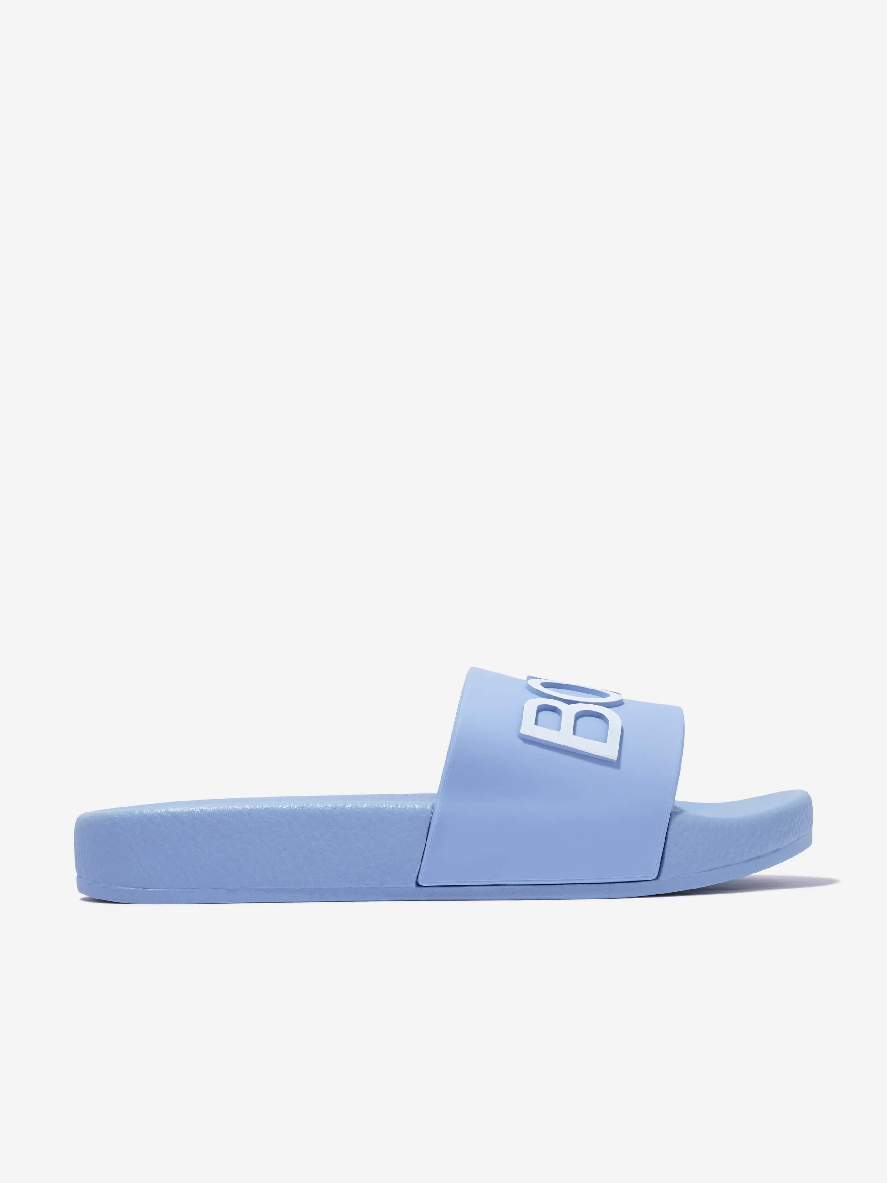 BOSS Boys Logo Sliders in Blue