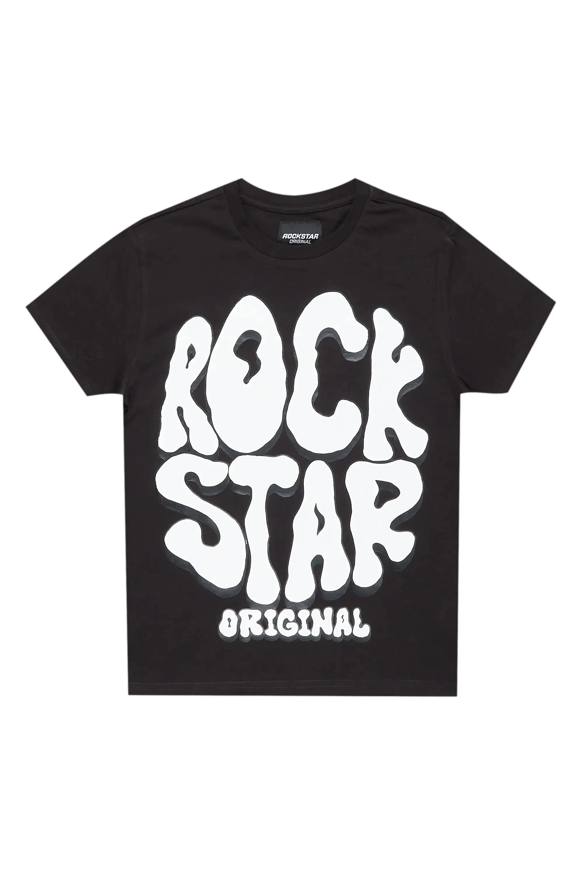 Boys Azaire Black Graphic T-Shirt