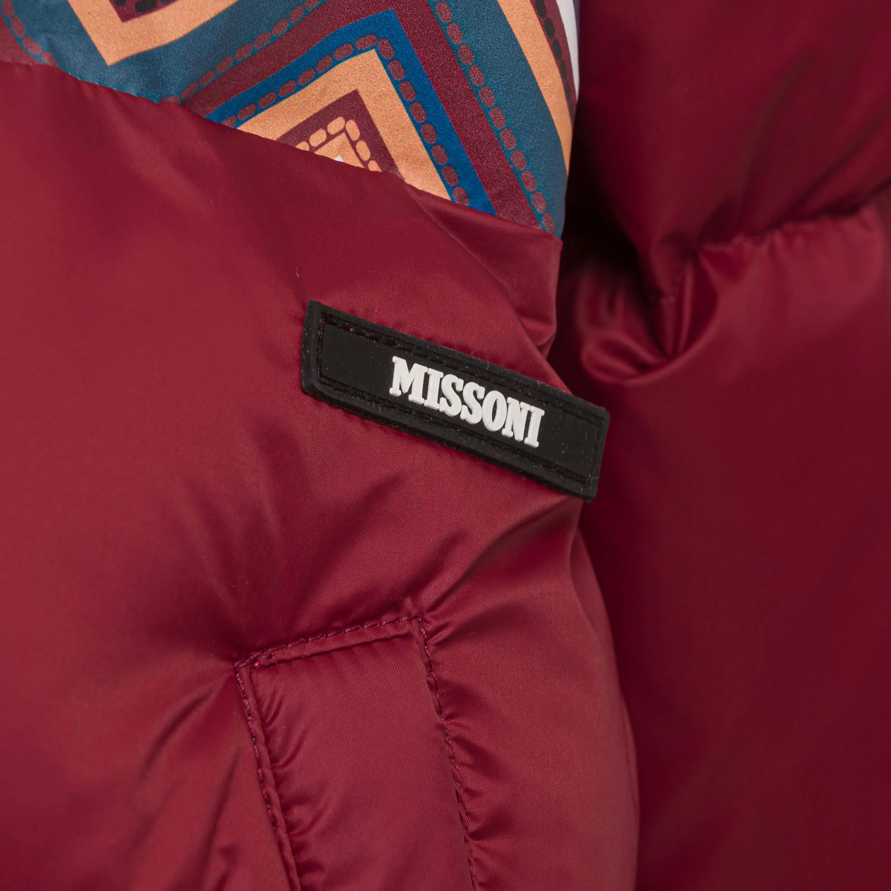 Boys Maroon Puffer Coat