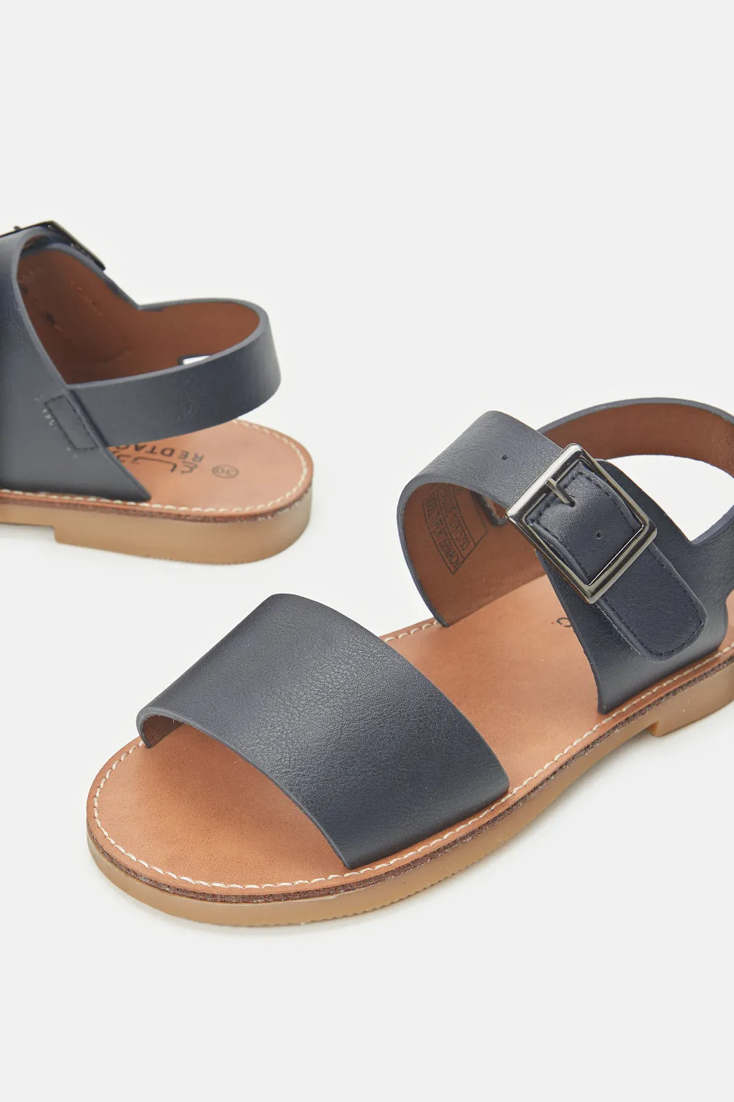 Boys Navy Comfort Sandals