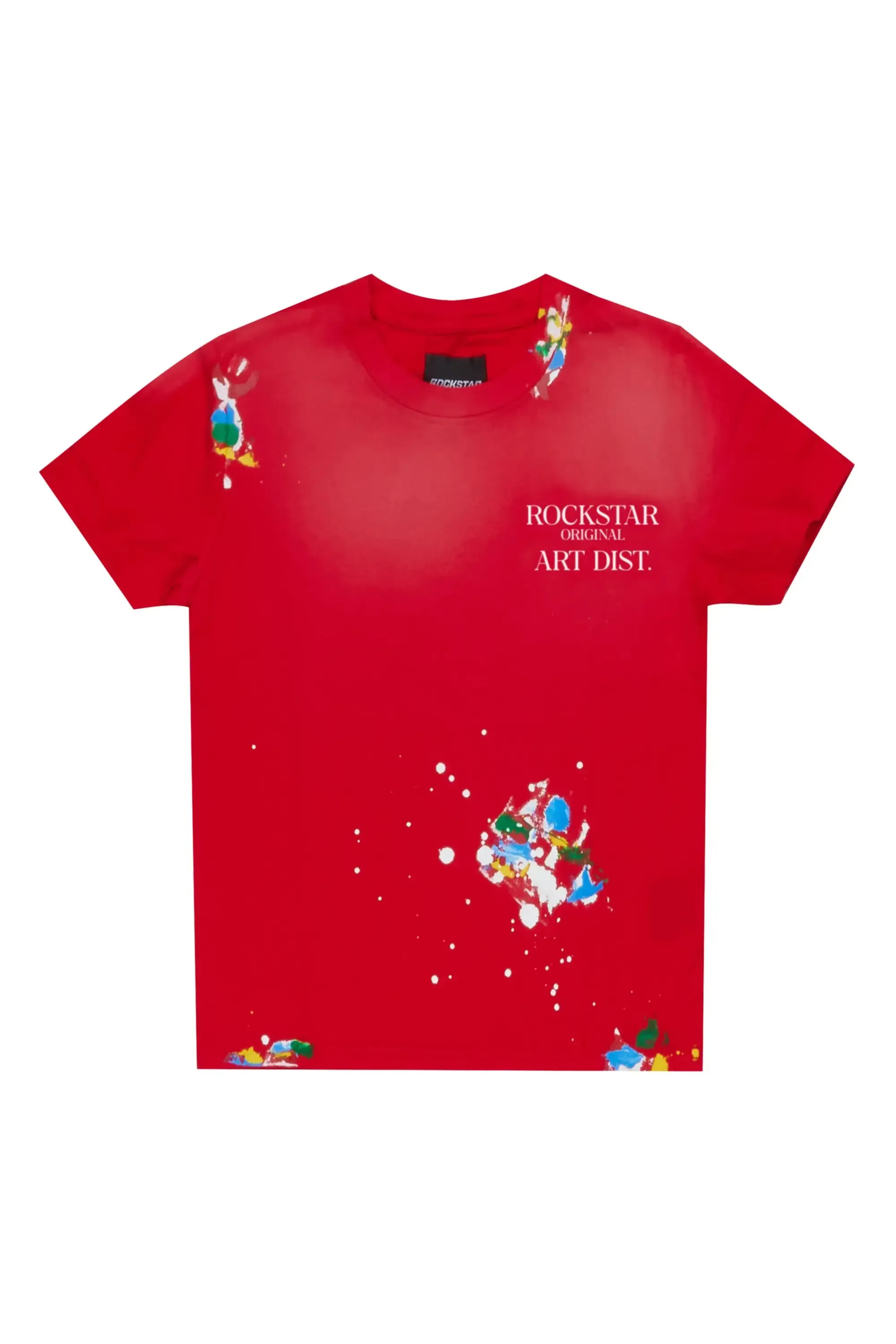 Boys Palmer Red Graphic T-Shirt