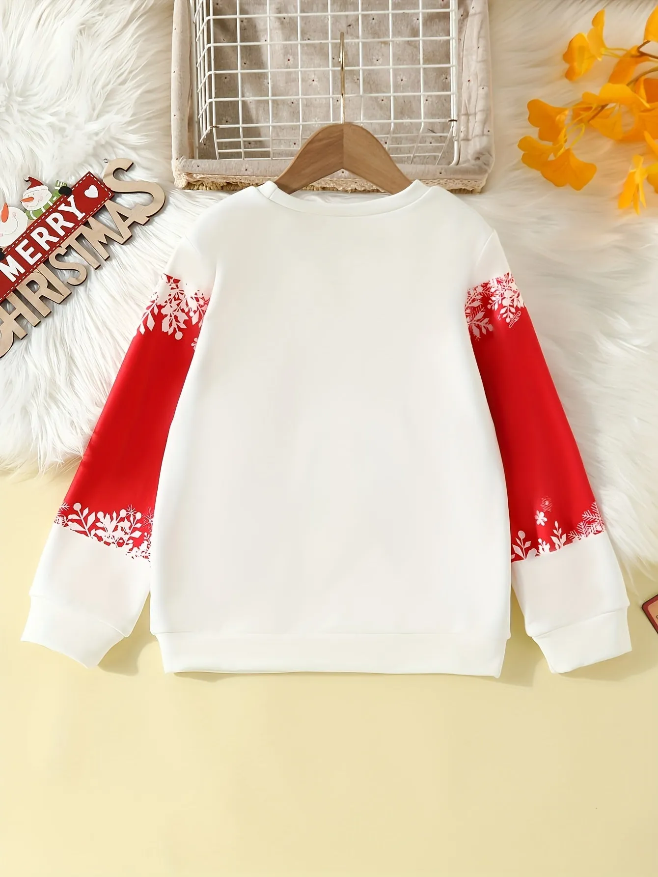 Christmas Snowman Graphic Print Boys Warm Sweatshirt: Thick And Cozy Top For Spring Fall Winter Season