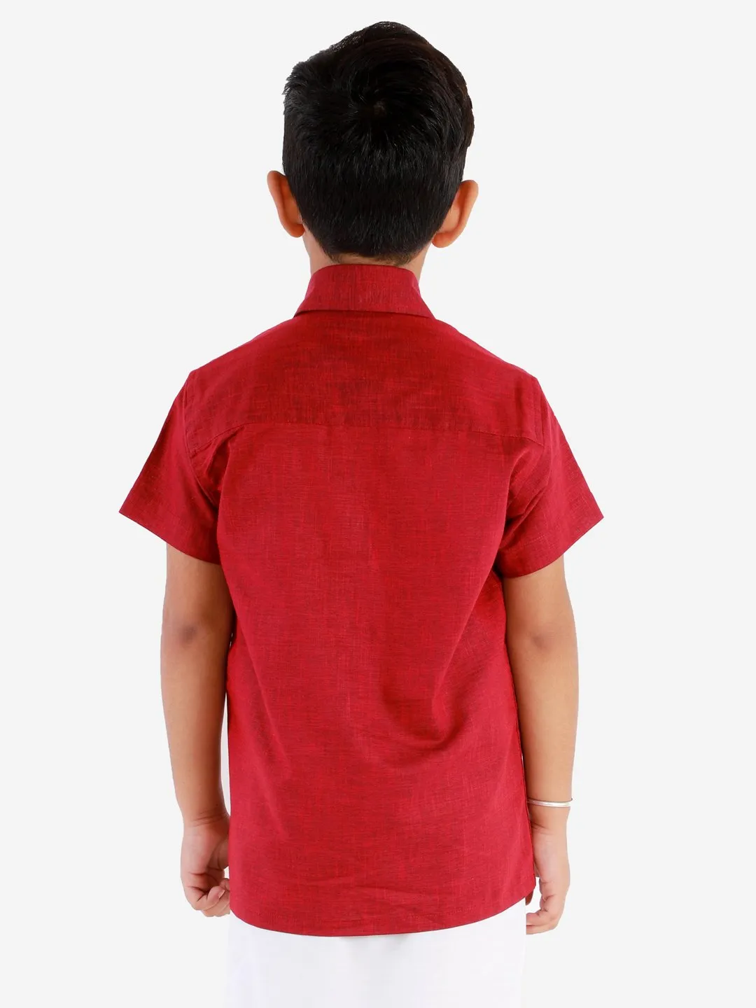 Cotton Short Sleeves Ethnic Shirt for Boys - JBN Creation