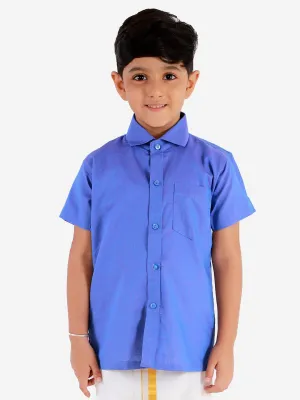 Cotton Short Sleeves Ethnic Shirt for Boys - JBN Creation