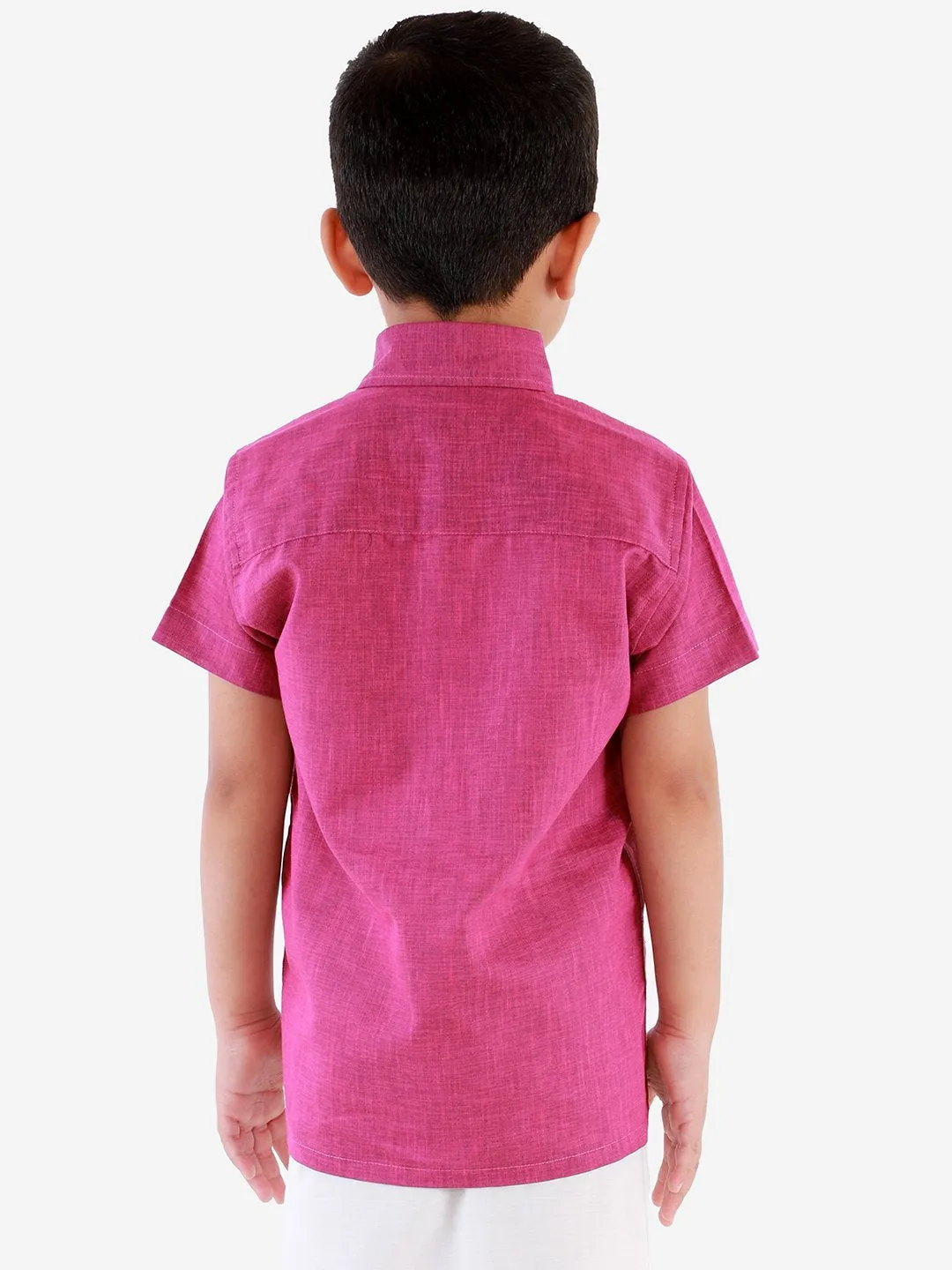 Cotton Short Sleeves Ethnic Shirt for Boys - JBN Creation