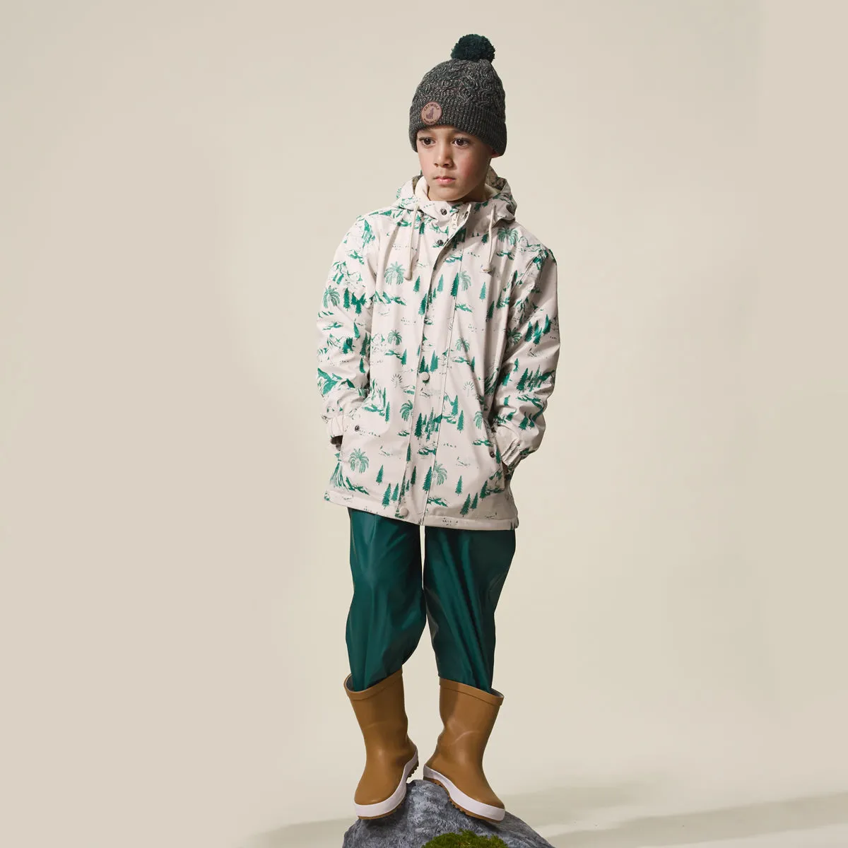 Cry Wolf Explorer Jacket - Forest Landscape