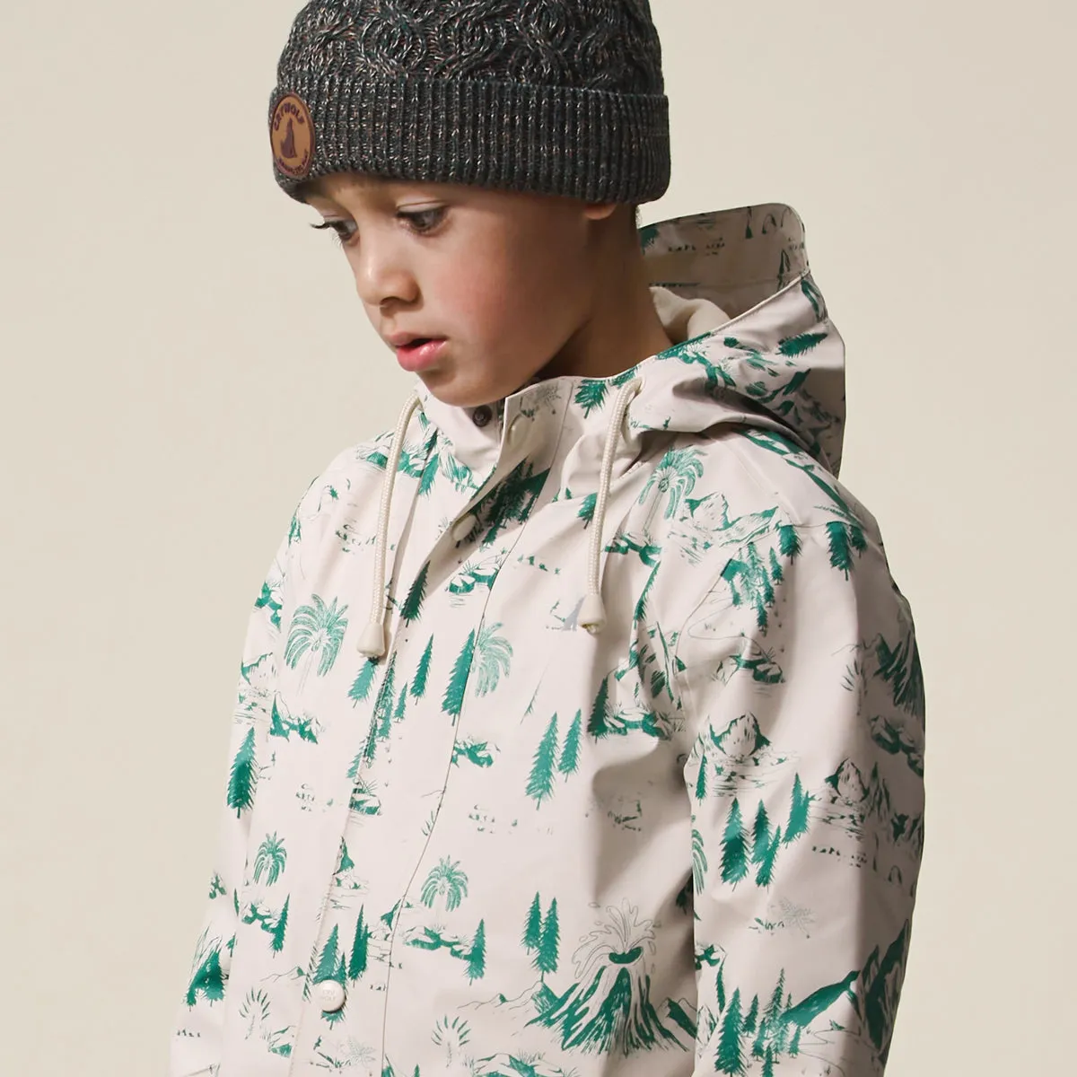 Cry Wolf Explorer Jacket - Forest Landscape