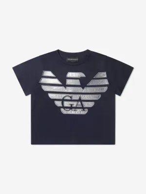 Emporio Armani Boys Jersey Logo T-Shirt