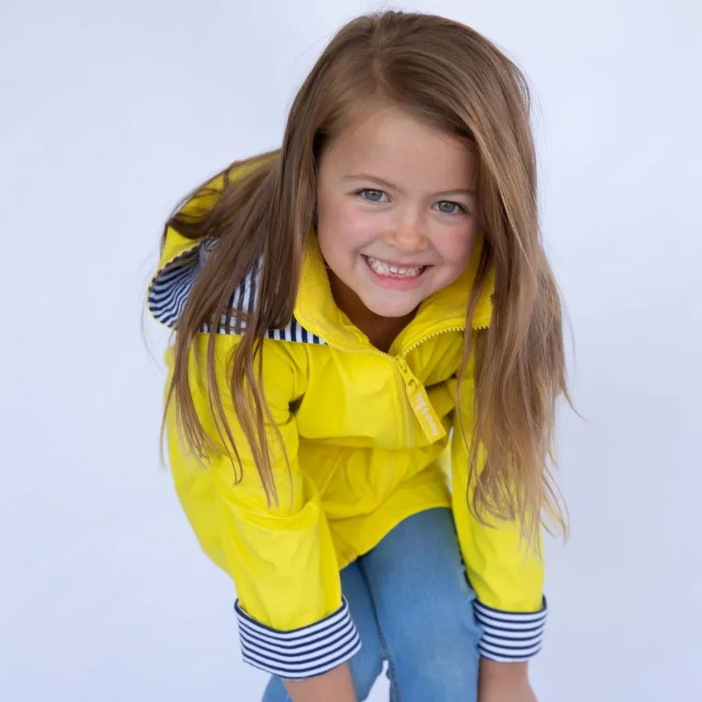 French Soda Kids Raincoat - Yellow