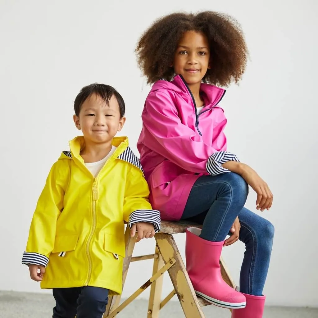 French Soda Kids Raincoat - Yellow