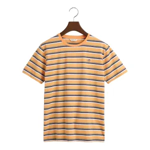 Gant - Striped shield T-shirt, orange