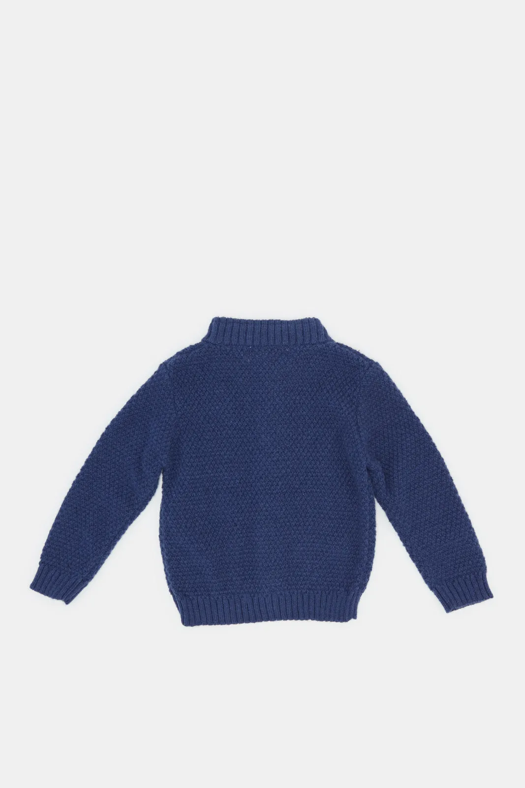 Infant Boys Navy Knitted Pullover