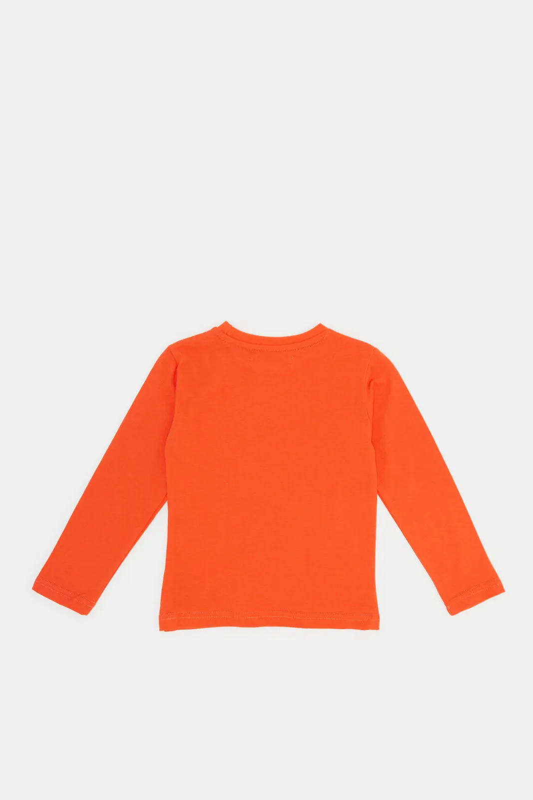 Infant Boys Orange Long Sleeves T-Shirt