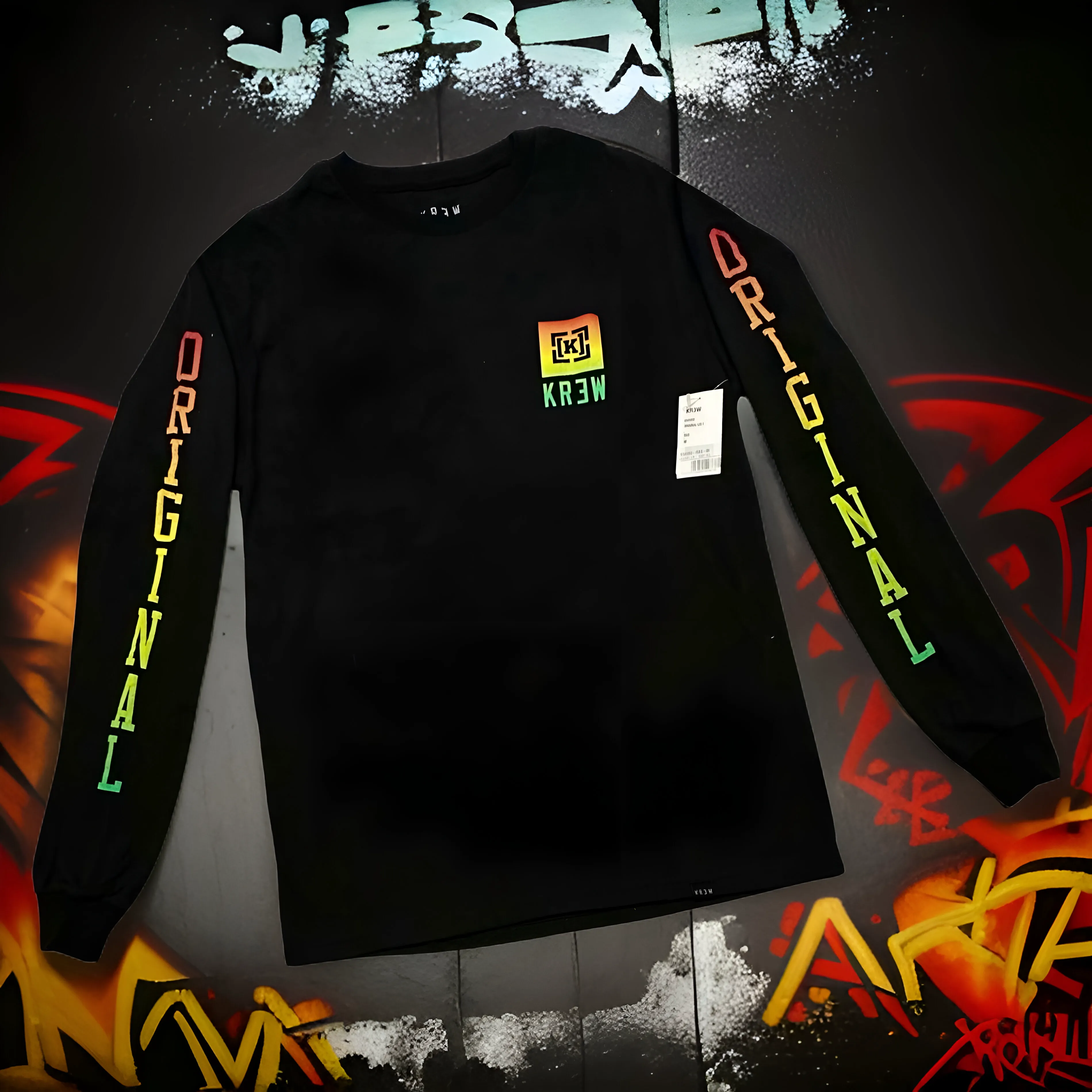 *KR3W* (BLACK) ~THE ORIGINAL~ LONG SLEEVE T-SHIRTS