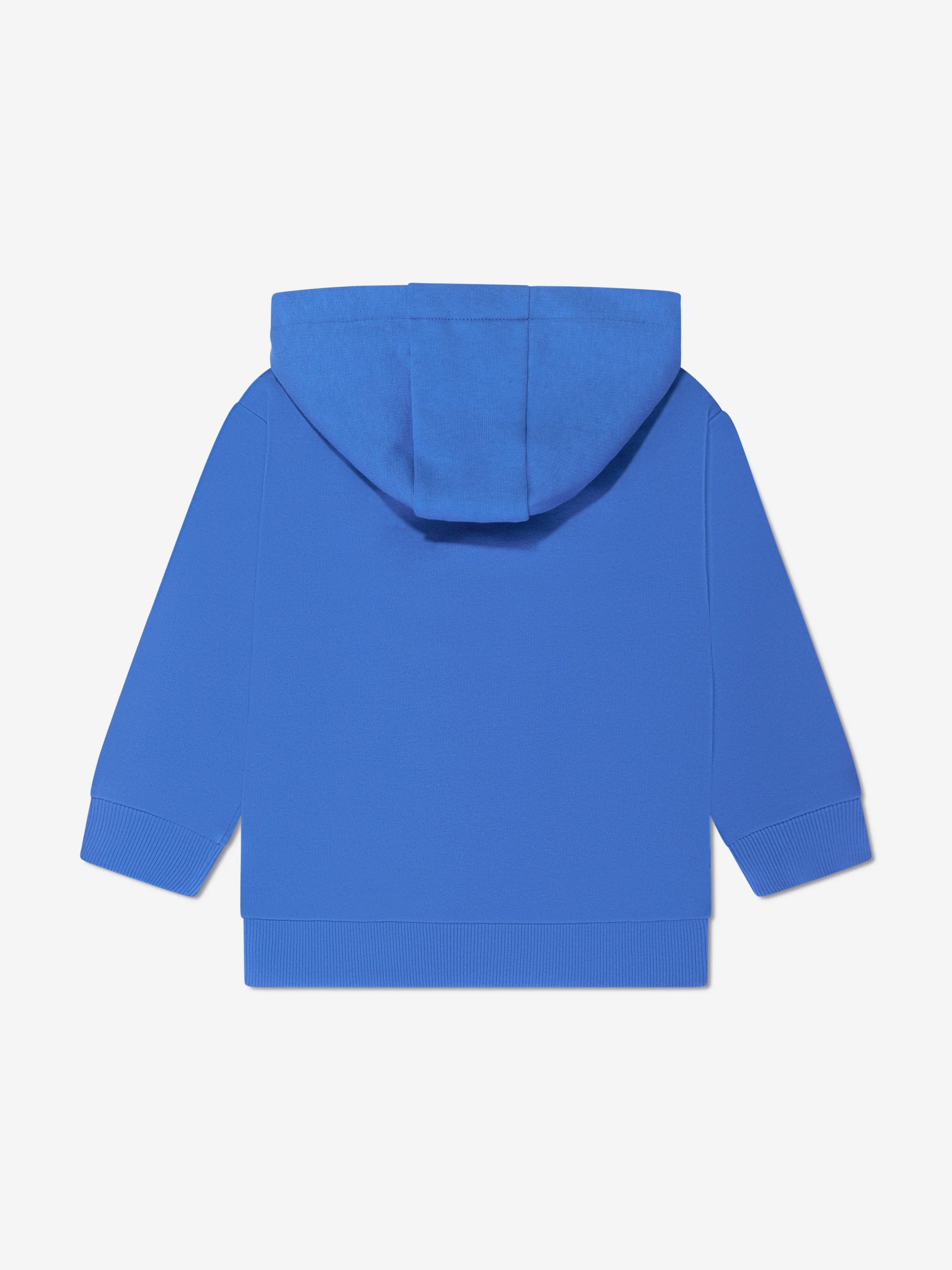 Lacoste Boys Logo Hoodie in Blue