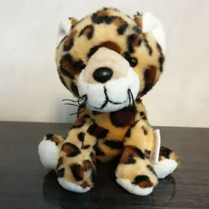 Leopard Soft Beanie-Keel Toys  14cm