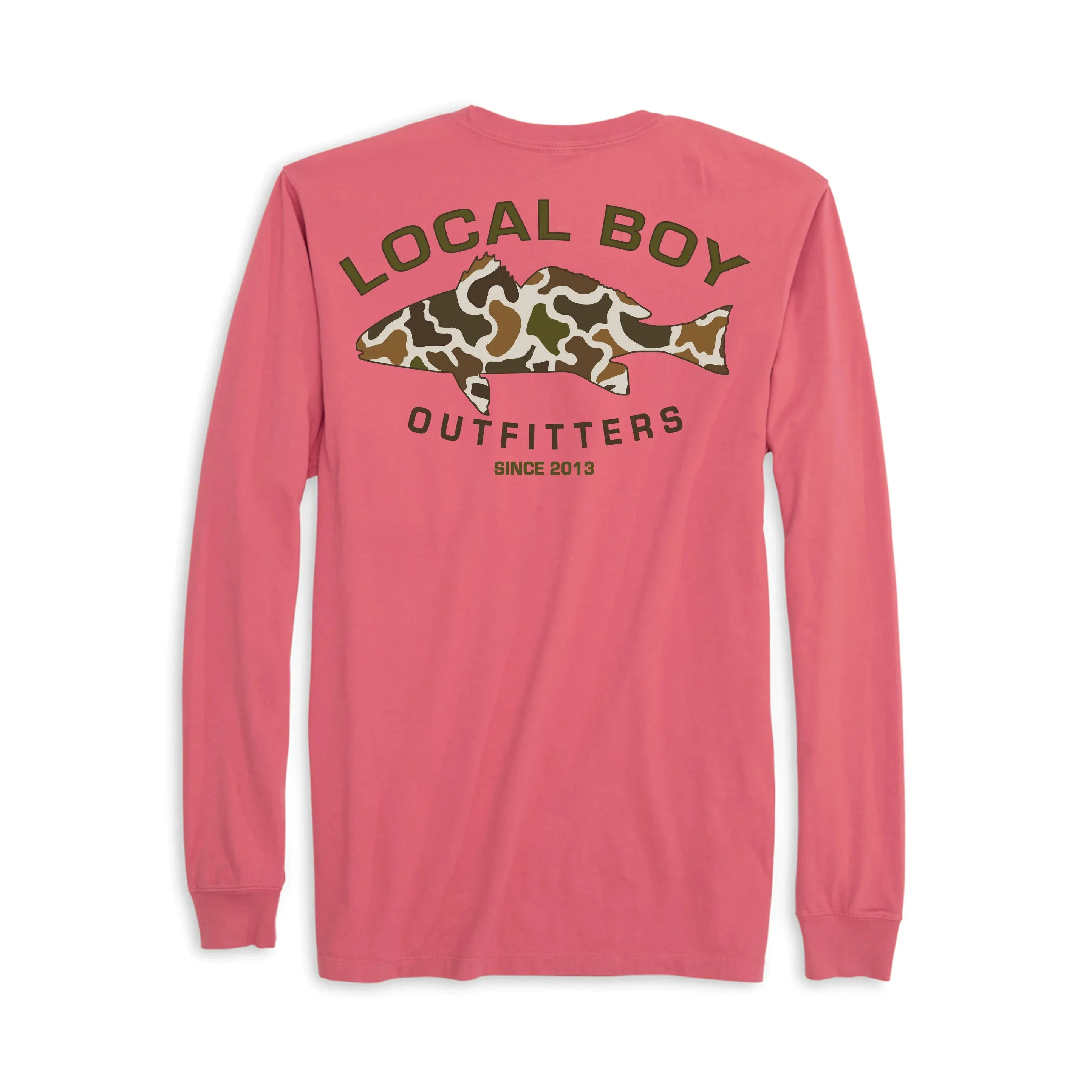 Local Boy Youth L/S Vintage Redfish T-Shirt