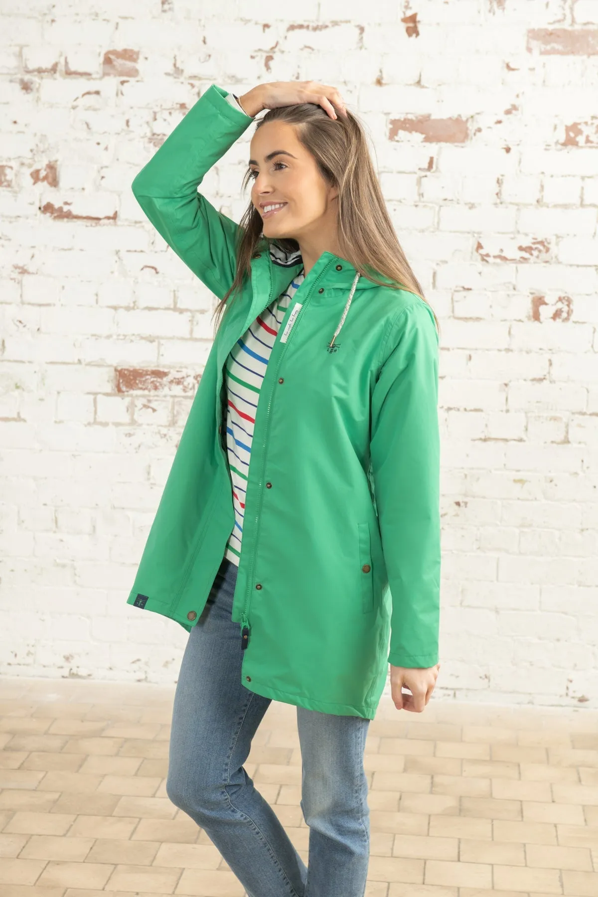 Long Beachcomber Jacket - Seagrass