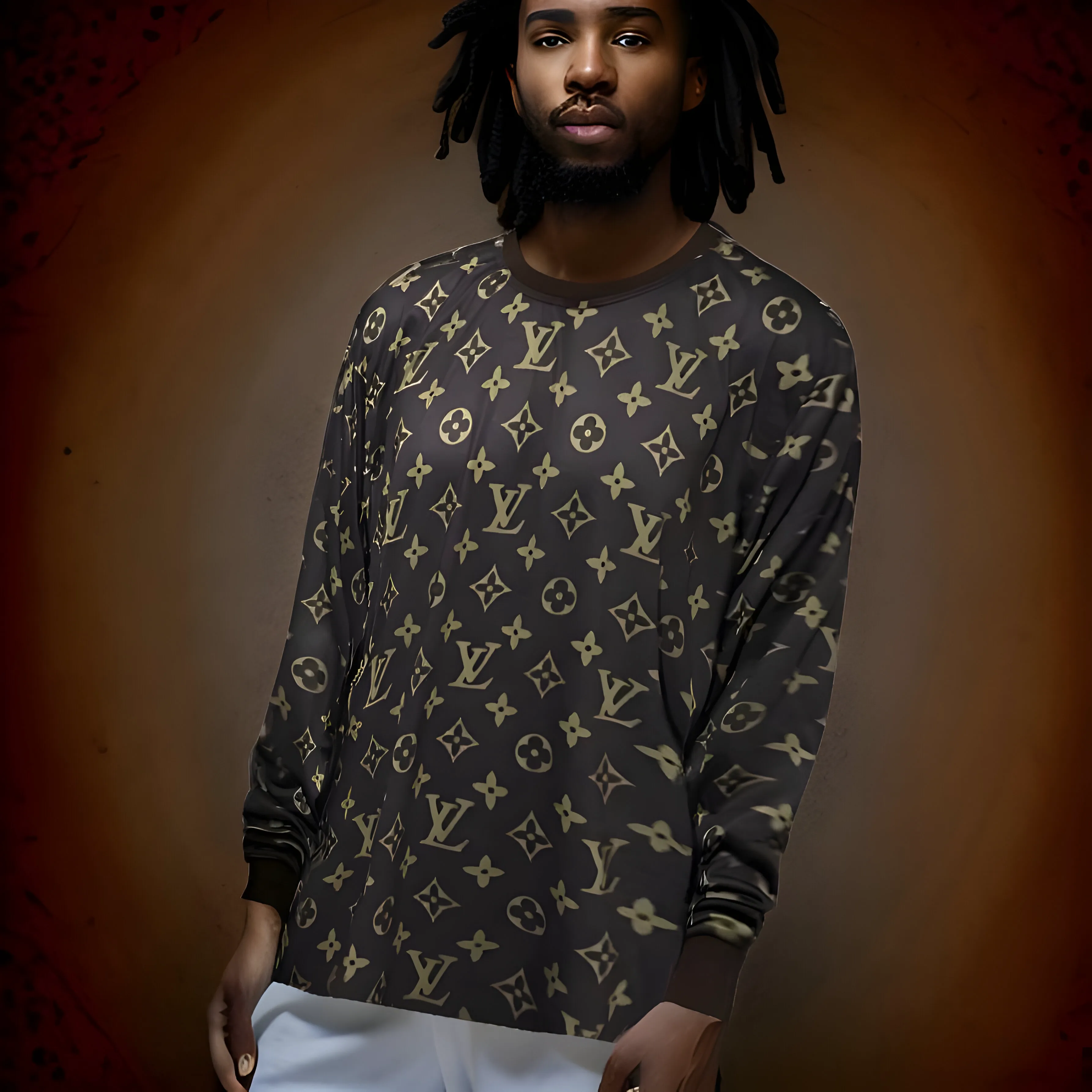 ^LUXURY^ ~ALL OVER PRINT~ LONG SLEEVE TEES