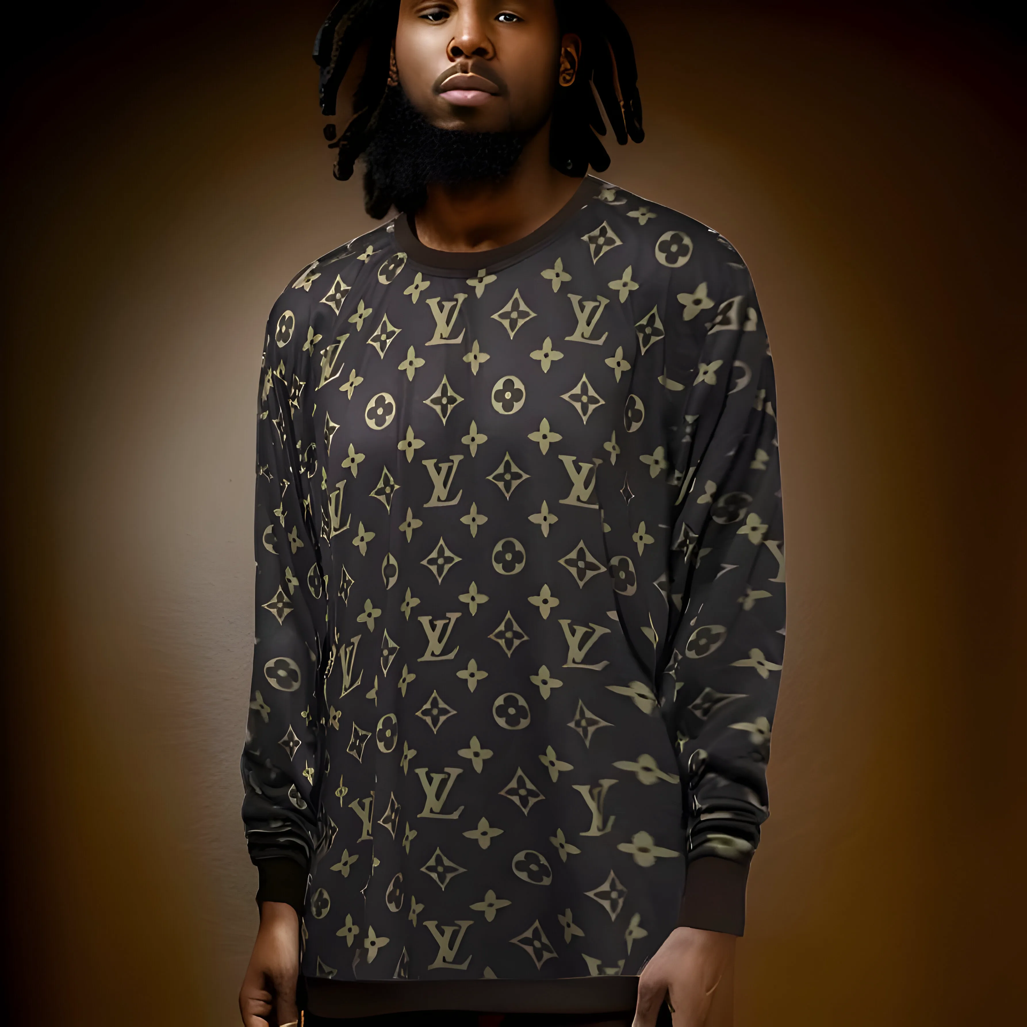 ^LUXURY^ ~ALL OVER PRINT~ LONG SLEEVE TEES