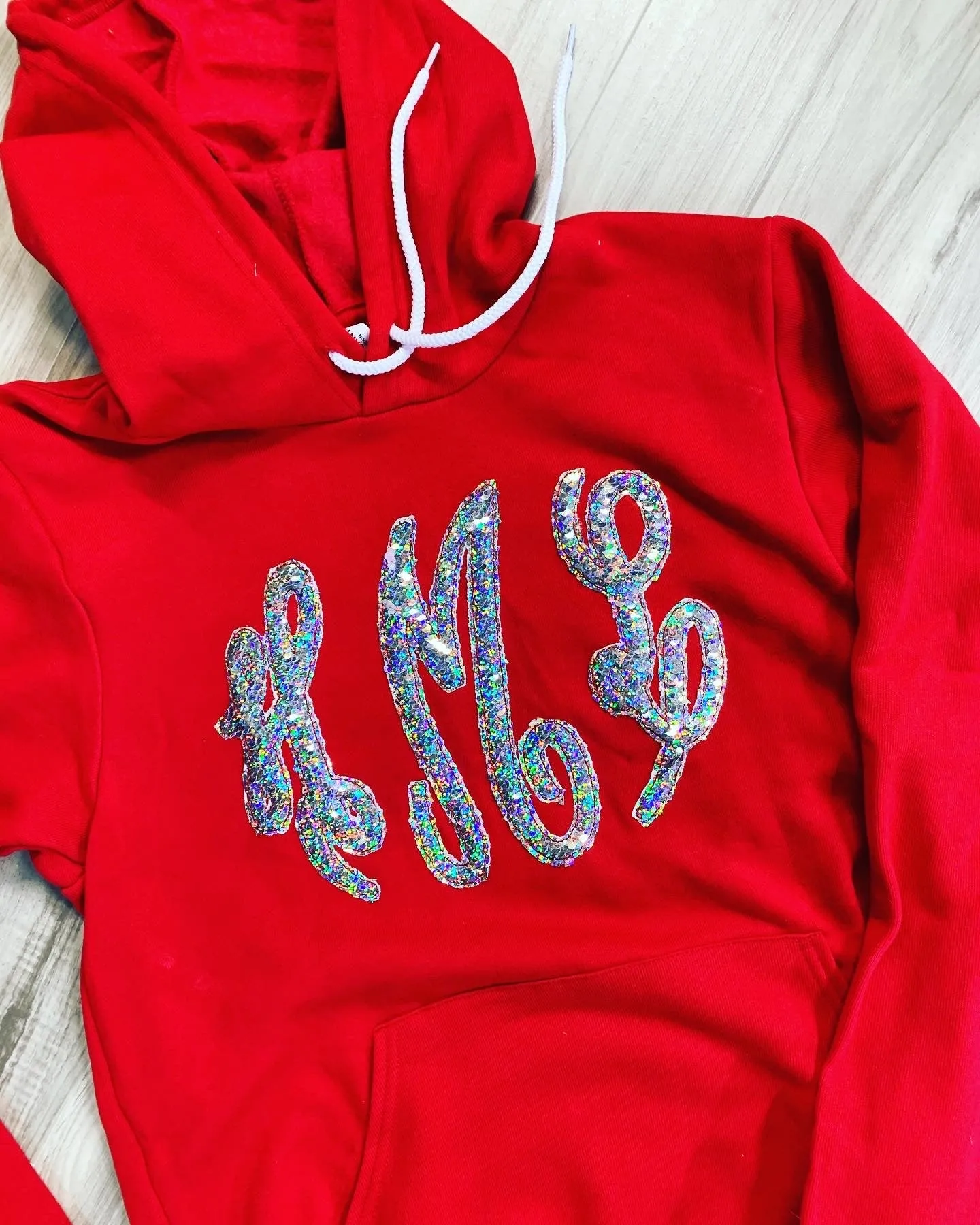 Mermaid Sequin Monogrammed Hoodie