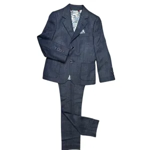 Navy Woven Suit