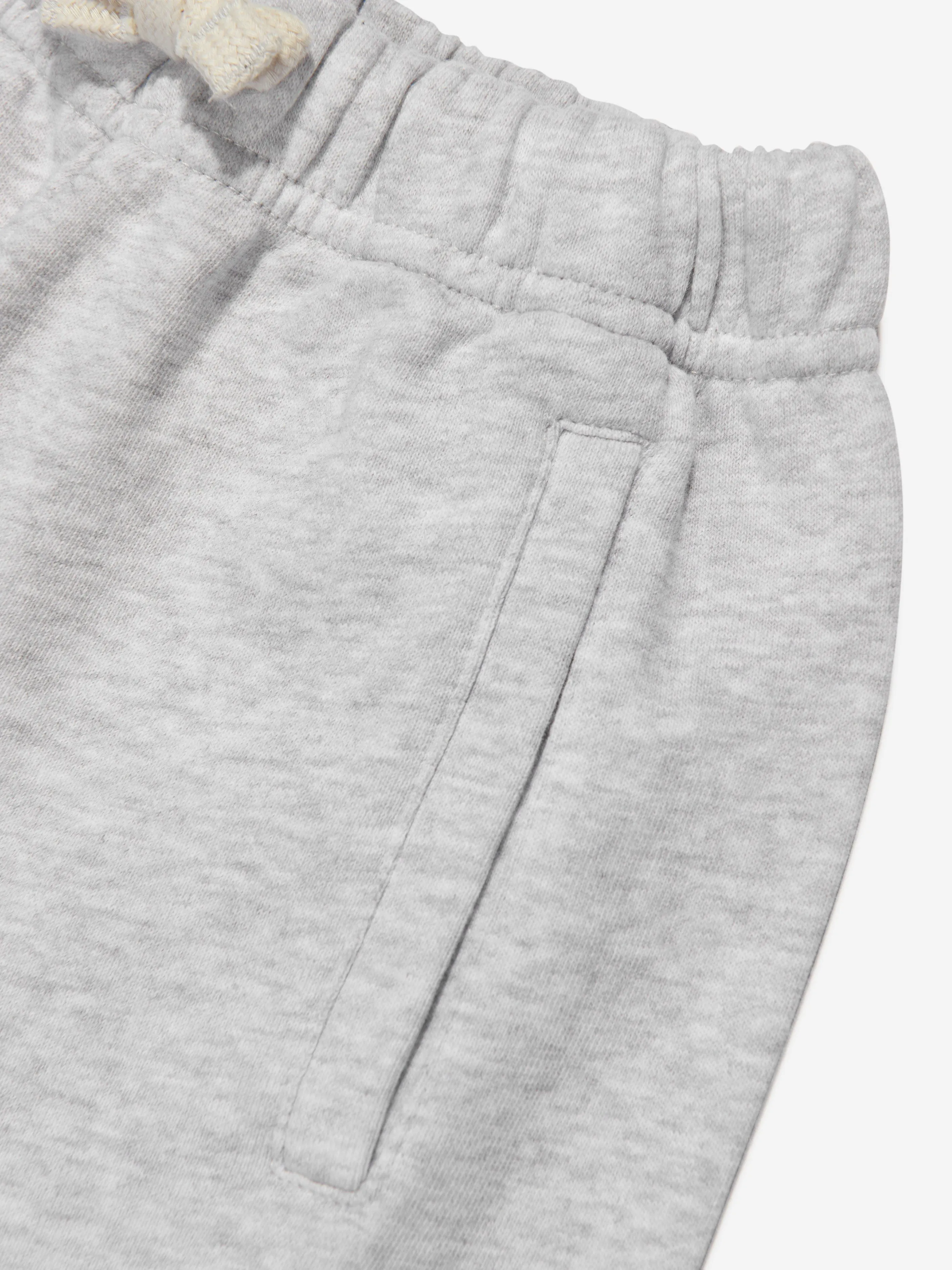 Palm Angels Boys Classic Overlogo Sweat Shorts in Grey