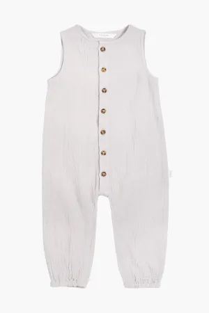 Petit Lem Gauze Baby Boys Romper (Size 3M left)