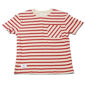 Red Horizontal Striped Tshirt