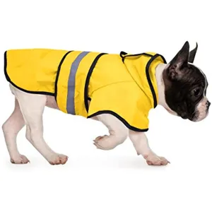 Reflective Adjustable Hooded Raincoat for Dogs