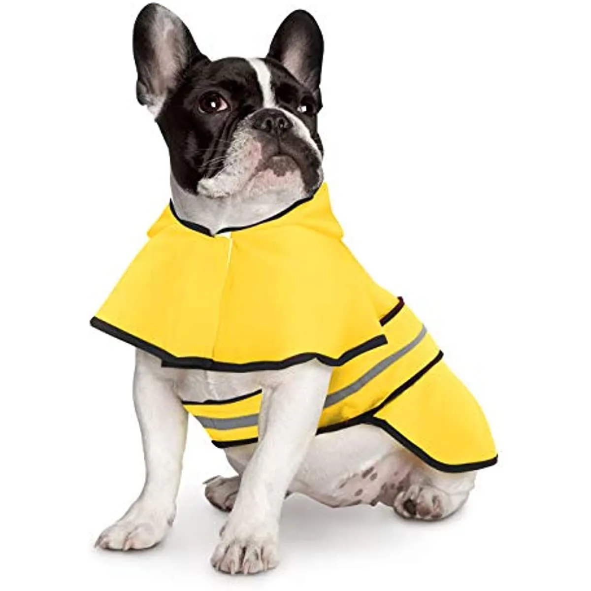 Reflective Adjustable Hooded Raincoat for Dogs