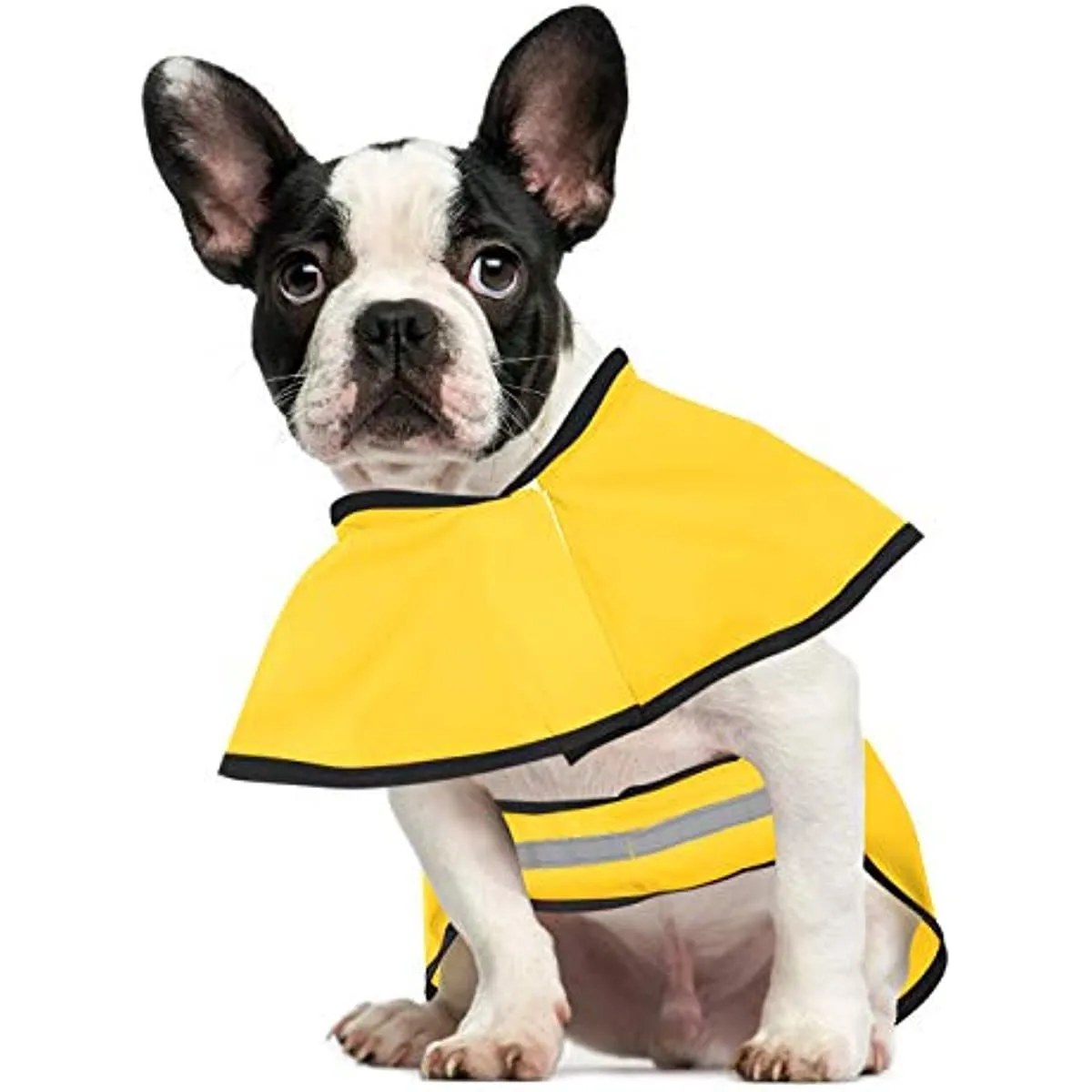 Reflective Adjustable Hooded Raincoat for Dogs