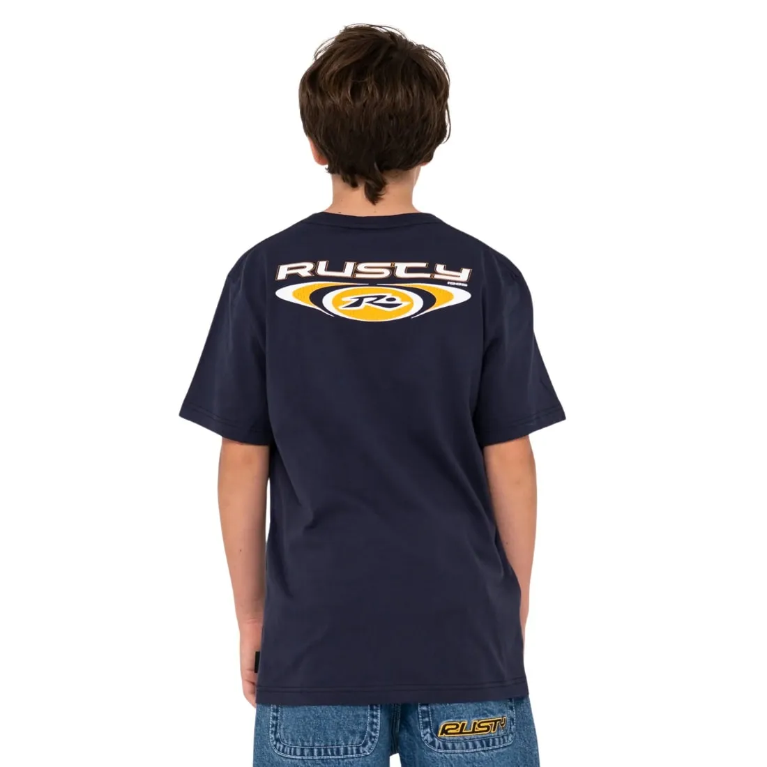 Rusty Boys Irie Eye T-Shirt - Navy