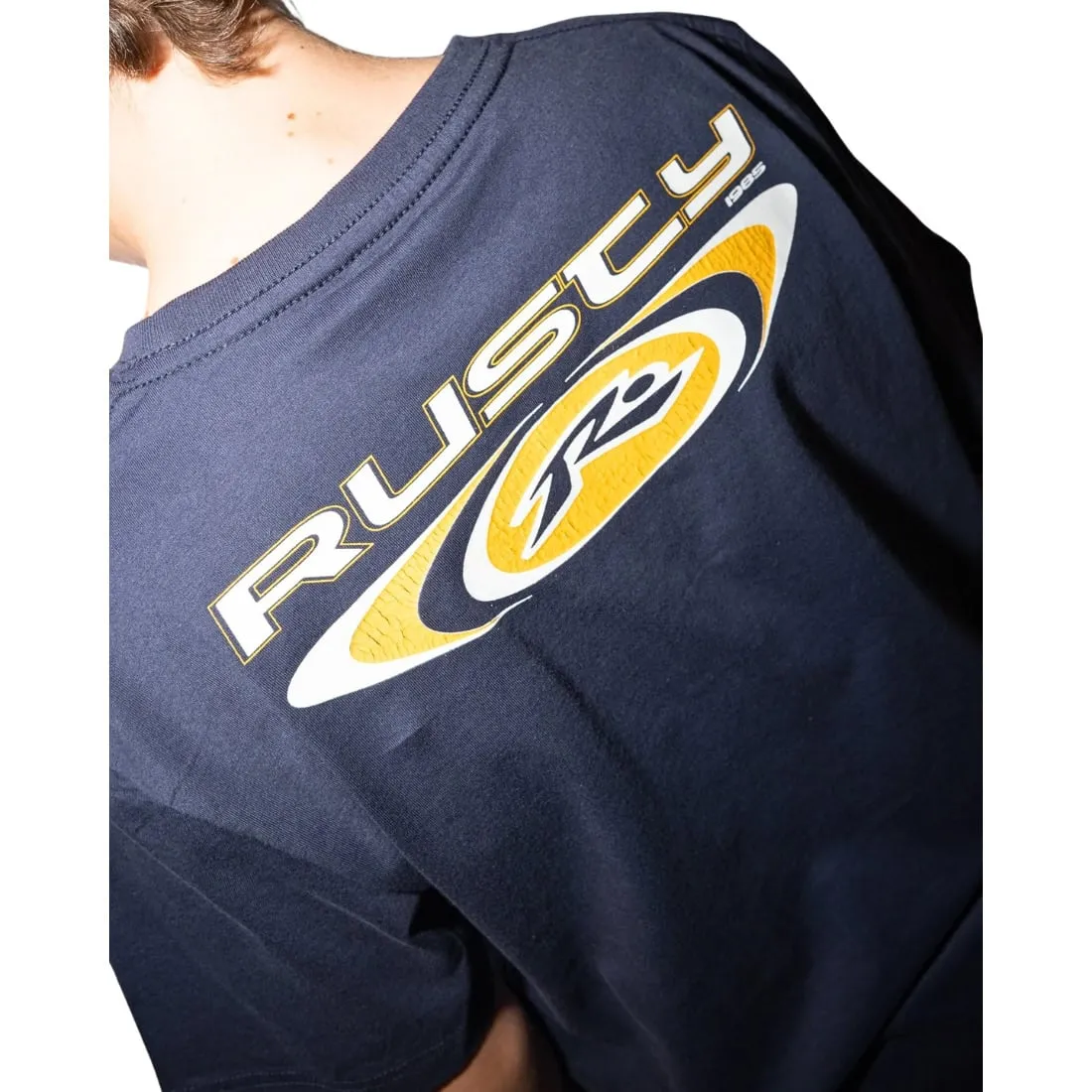 Rusty Boys Irie Eye T-Shirt - Navy