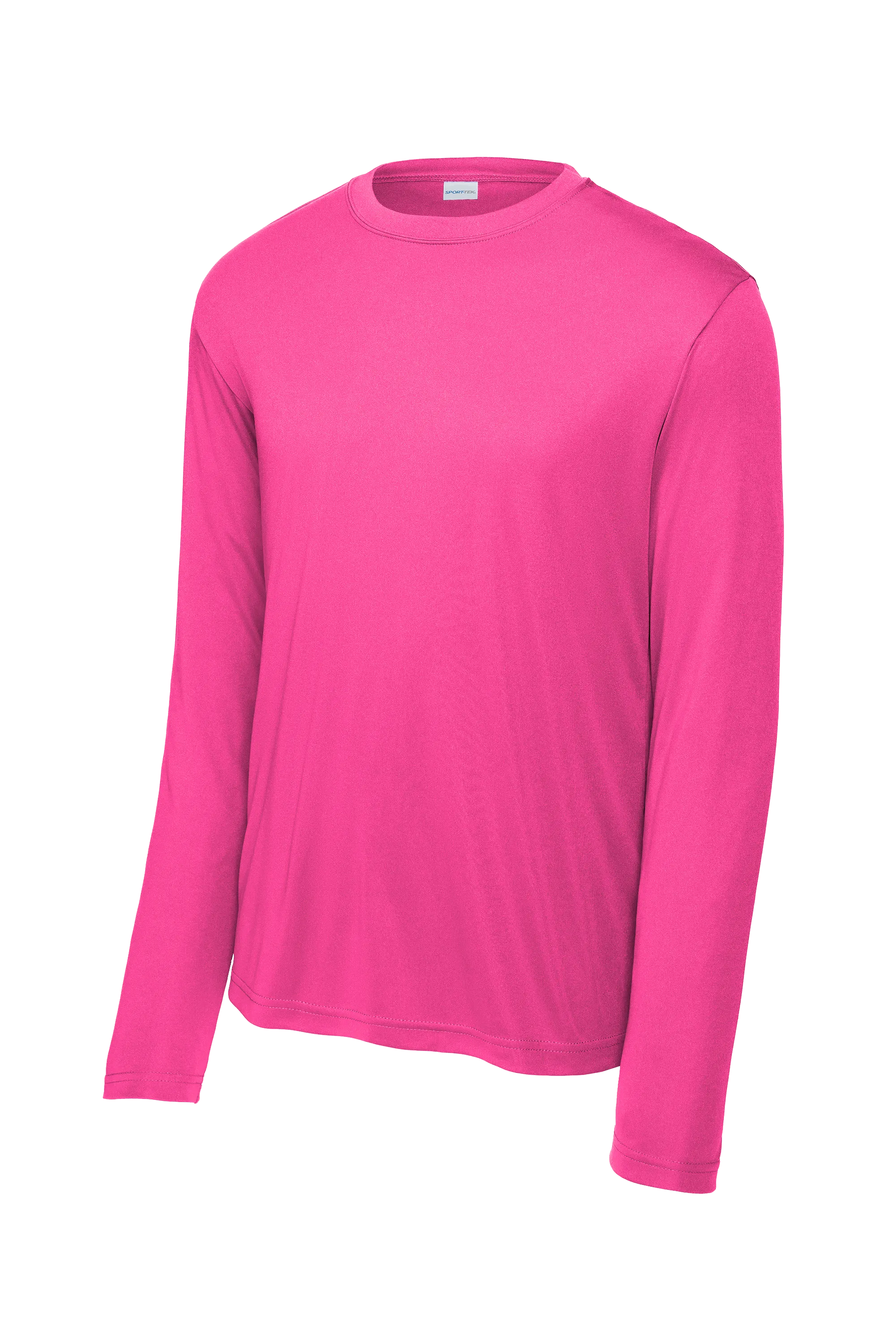 Sport-Tek® Long Sleeve PosiCharge® Competitor™ Tee - Neon Pink