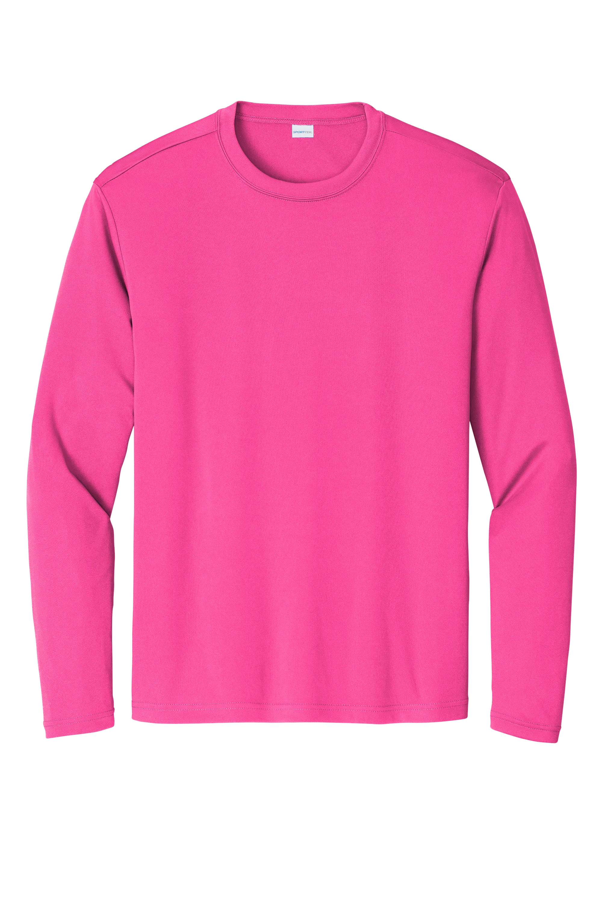 Sport-Tek® Long Sleeve PosiCharge® Competitor™ Tee - Neon Pink