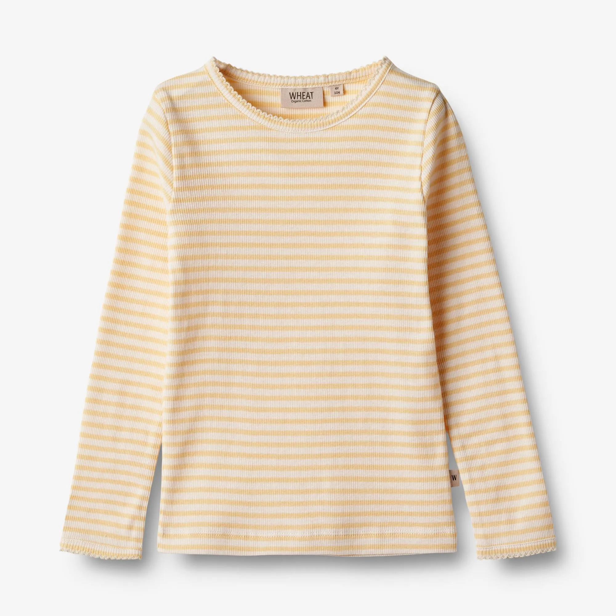 T-Shirt L/S Belis - pale apricot stripe