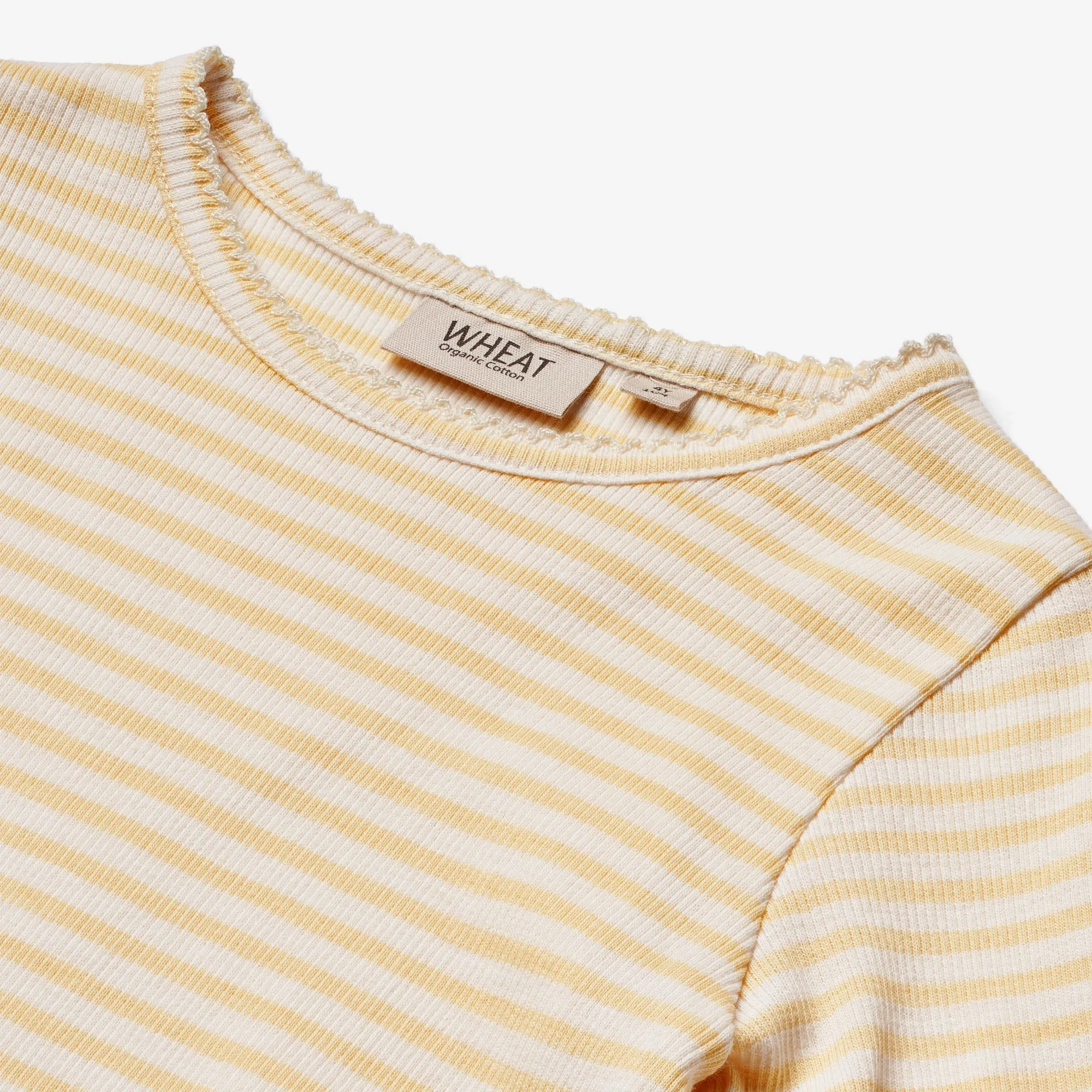 T-Shirt L/S Belis - pale apricot stripe