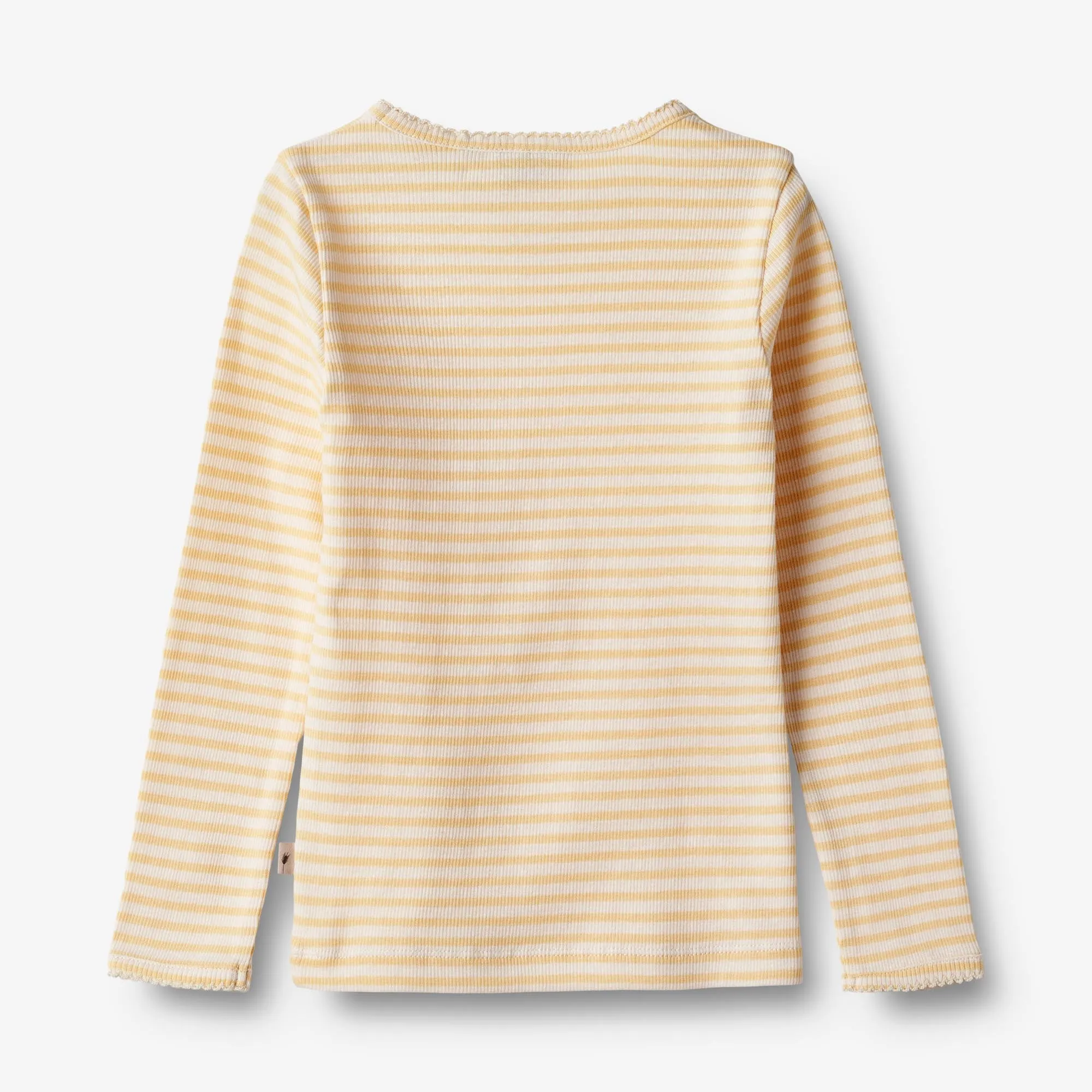 T-Shirt L/S Belis - pale apricot stripe