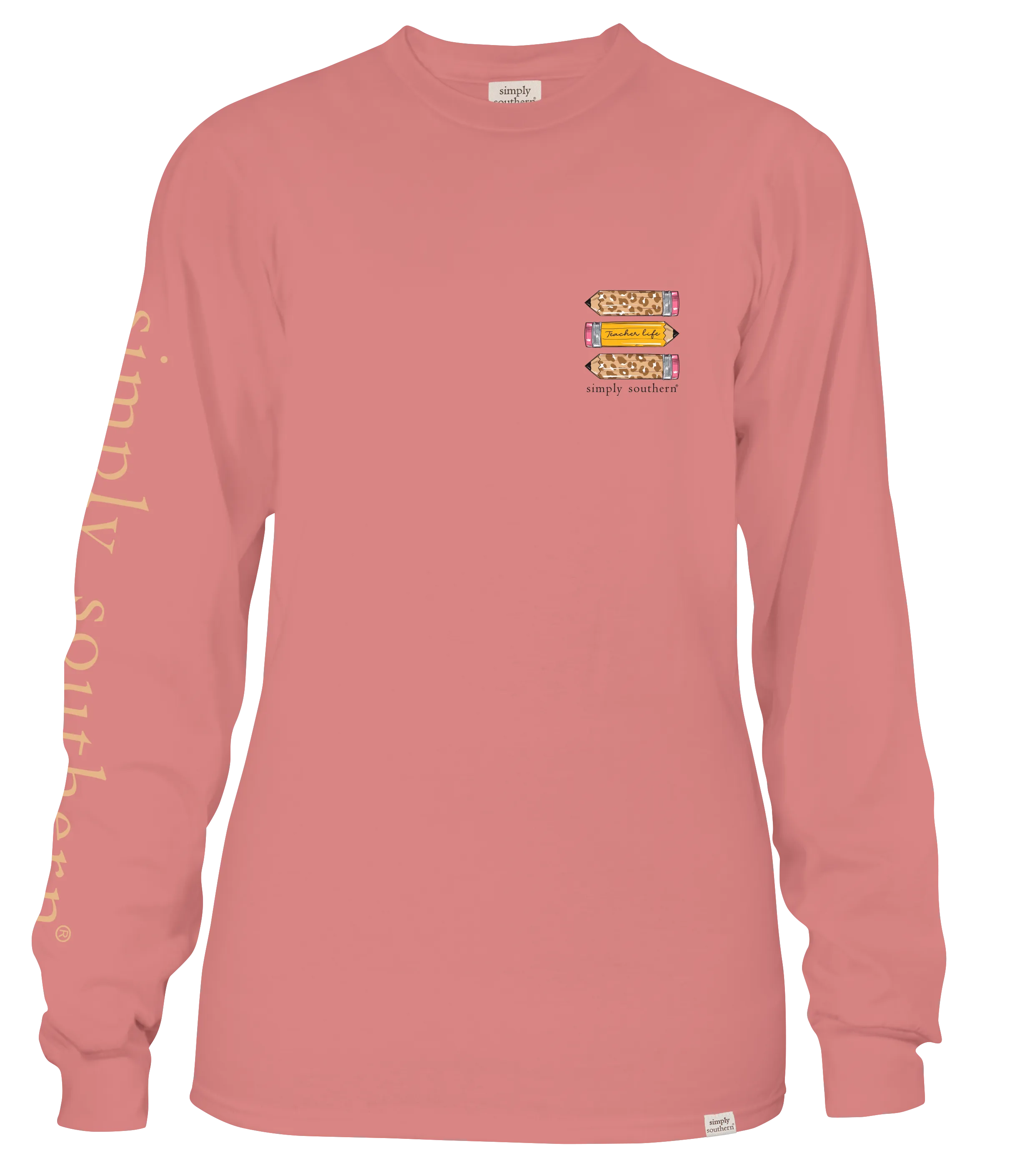 'Teach Love Inspire' Long Sleeve Tee by Simply Southern