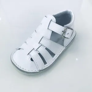 UE08255 Pretty Original White Patent Sandal