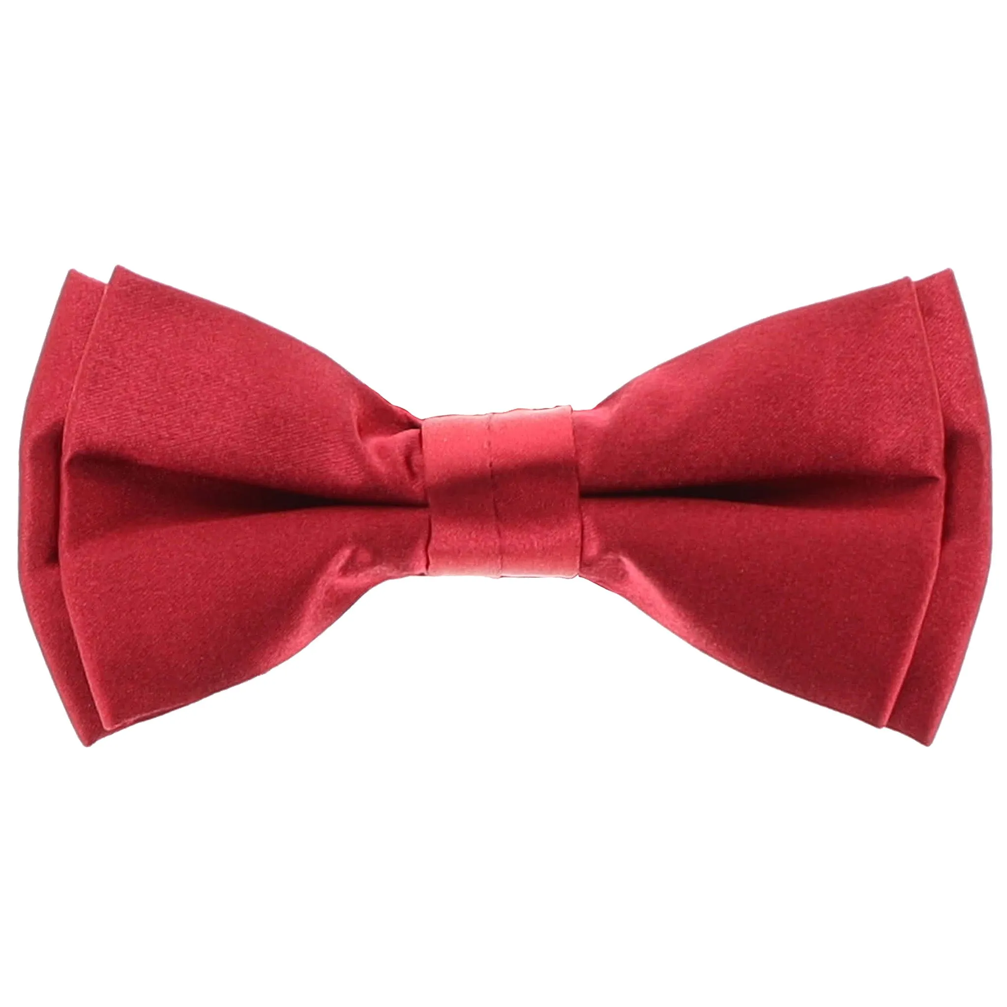 Vittorio Farina Boy's Pretied Solid Silky Satin Bow Tie