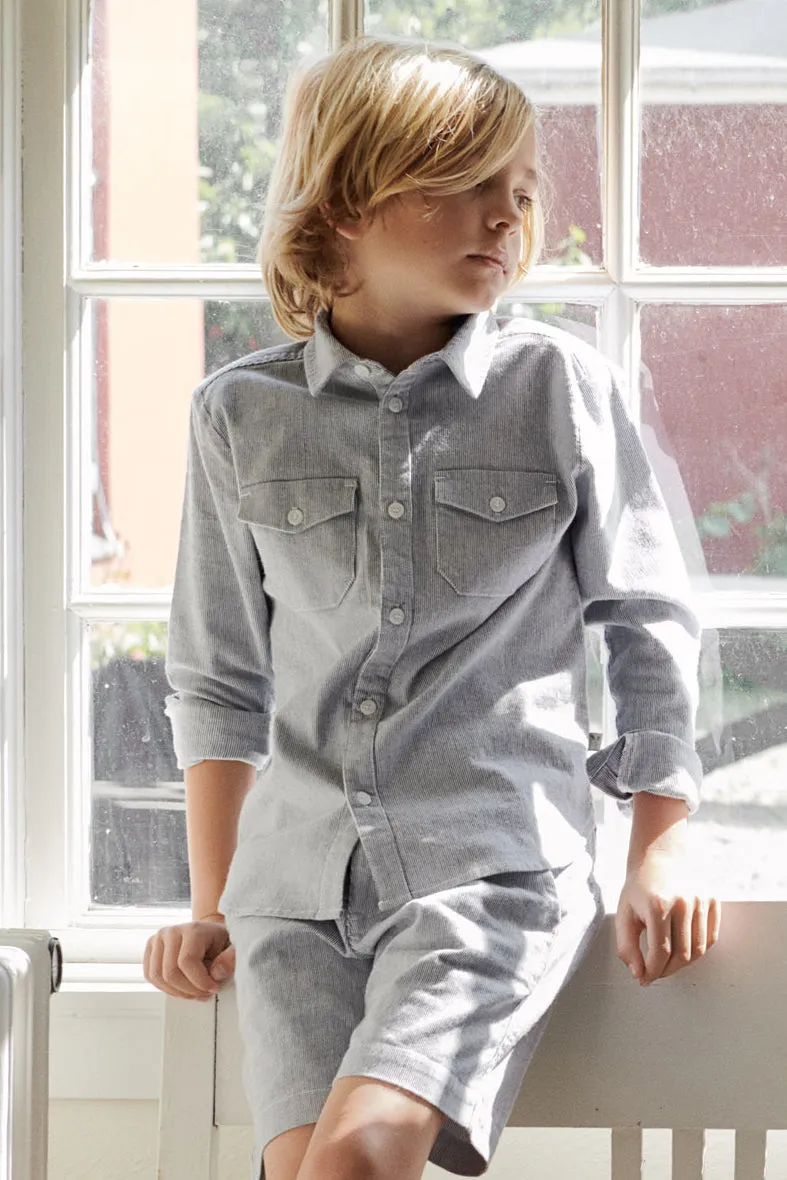 Wheat Poul Button Down Boys Shirt (Size 3 left)