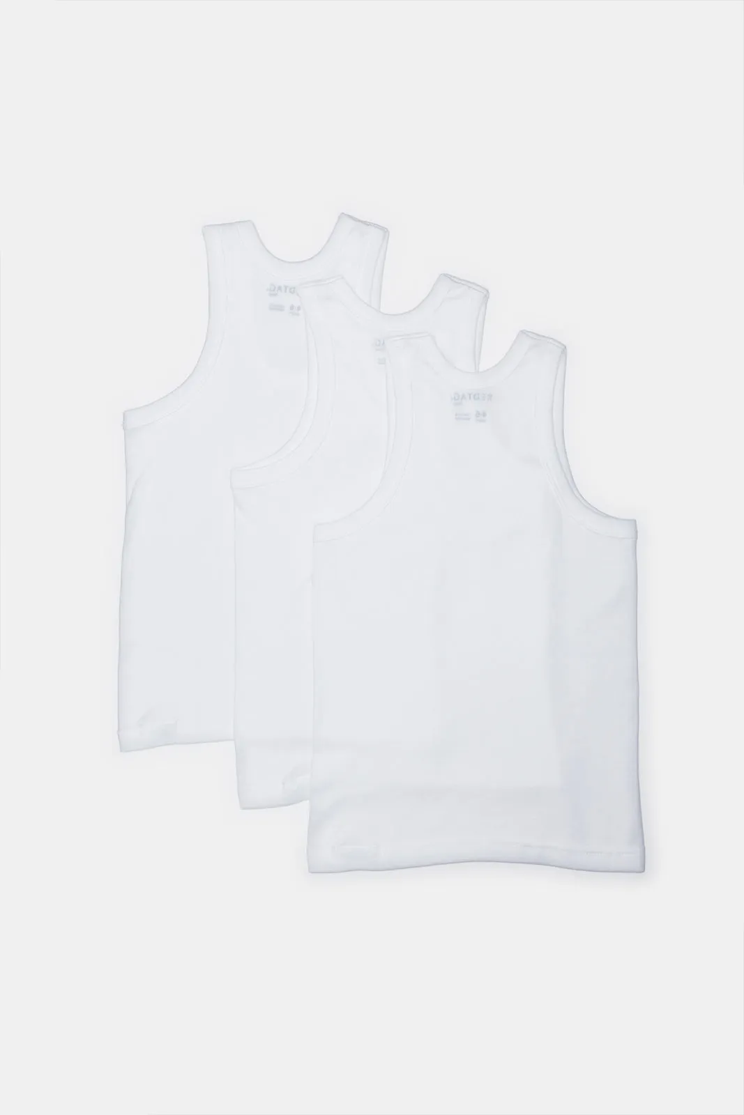 White 3 Pack Vest Basic