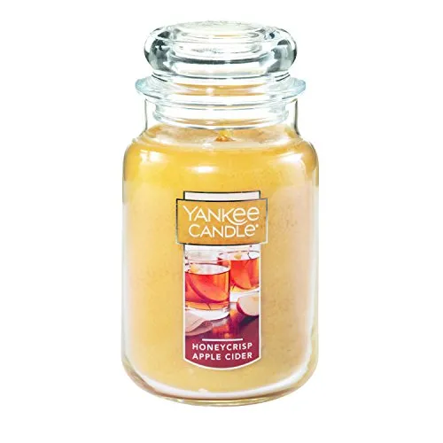 Yankee Candle Autumn Wreath Scented, Classic 22oz Large Jar Single Wick Aromatherapy Candle