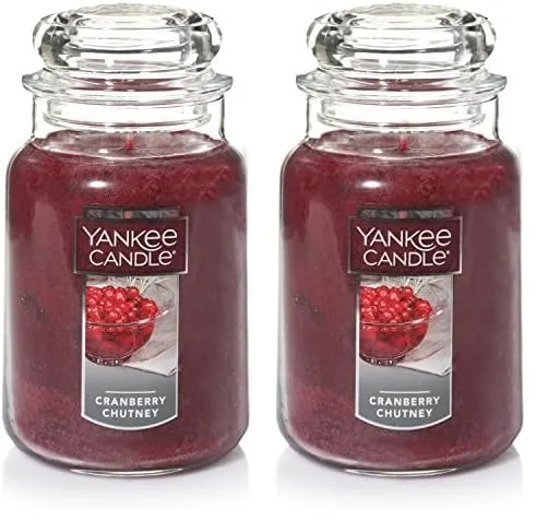 Yankee Candle Autumn Wreath Scented, Classic 22oz Large Jar Single Wick Aromatherapy Candle